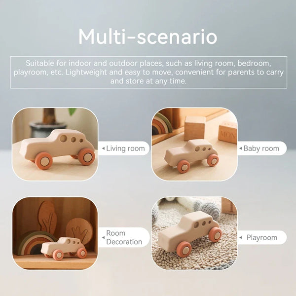 Axya Silicone Baby Blocks Car Toy for Educational Development