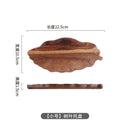 Axyaa Acacia Wooden Tea Tray for Home, Restaurant, Baking, and Fruit Serving