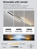 Axyaa LED Strip Ceiling Lamp - Modern Minimalist Lighting for Home and Commercial Spaces