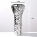 Axyaa Golden Geometric Ceramic Vase Flowerpot Home Decoration Accessory
