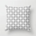 Axyaa Geometric Pillow Covers: Modern Grey Polyester Throw Pillow Cover