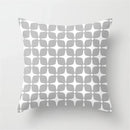 Axyaa Geometric Pillow Covers: Modern Grey Polyester Throw Pillow Cover