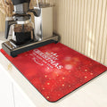 Axyaa Snowman Silicone Placemats for Festive Dining