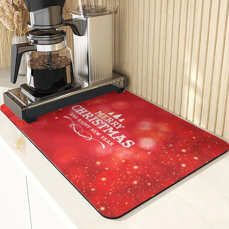 Axyaa Snowman Silicone Placemats for Festive Dining