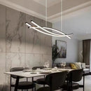 Nordic Modern Axyaa Chandelier Geometric Minimalist Table Light Bar Dining Room Lamp