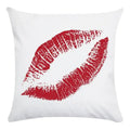 Axyaa Red Lips Pattern Pillowcase — Colorful Home Decor