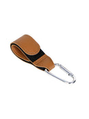 Axyaa Silvery D Shape Pu Leather Hook - Adjustable, Strong Bearing