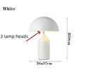 Axyaa Nordic Mushroom LED Desk Lamp Eye Protection Art Light for Living Room & Bedroom