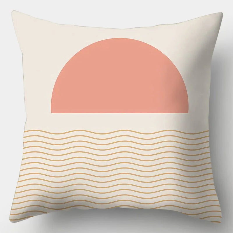 Axyaa Abstract Art Pillowcase: Parent-child Gift, Home Decor Square Cushion Cover