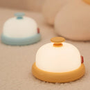 Axyaa Cute Silicone Kids Night Light Portable Baby Feeding Lamp Warm Light