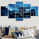 Axyaa Racing Sports Car Formula 1 Vehicle Canvas Wall Art Home Decor Print