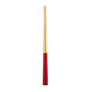 Axyaa Stainless Steel Chinese Chopsticks Set - Multicolor Metal Square Portuguese Chopsticks
