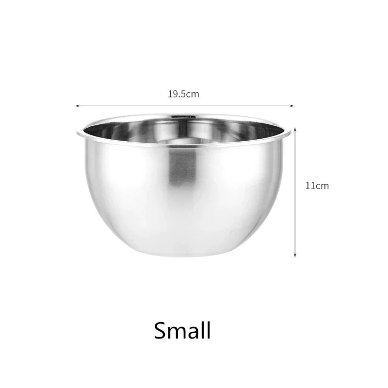 Axyaa Stainless Steel Mixing Bowl with Scale for Kitchen Cooking