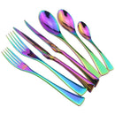 Axyaa Rainbow Stainless Steel Dinnerware Set