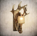 Axyaa Antler Headband Retro Wall Lamp | Wooden Wall Lights for Home Decor