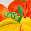 Axyaa Pumpkin Honeycomb Paper Decorations, Foldable Fall Centerpieces for Halloween Thanksgiving