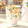 Axyaa Floral Bone  Coffee Mug - Vintage Tea Ceremony Tea Cup