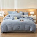 Axyaa Cozy Fleece & Velvet Bedding Set for Winter Comfort