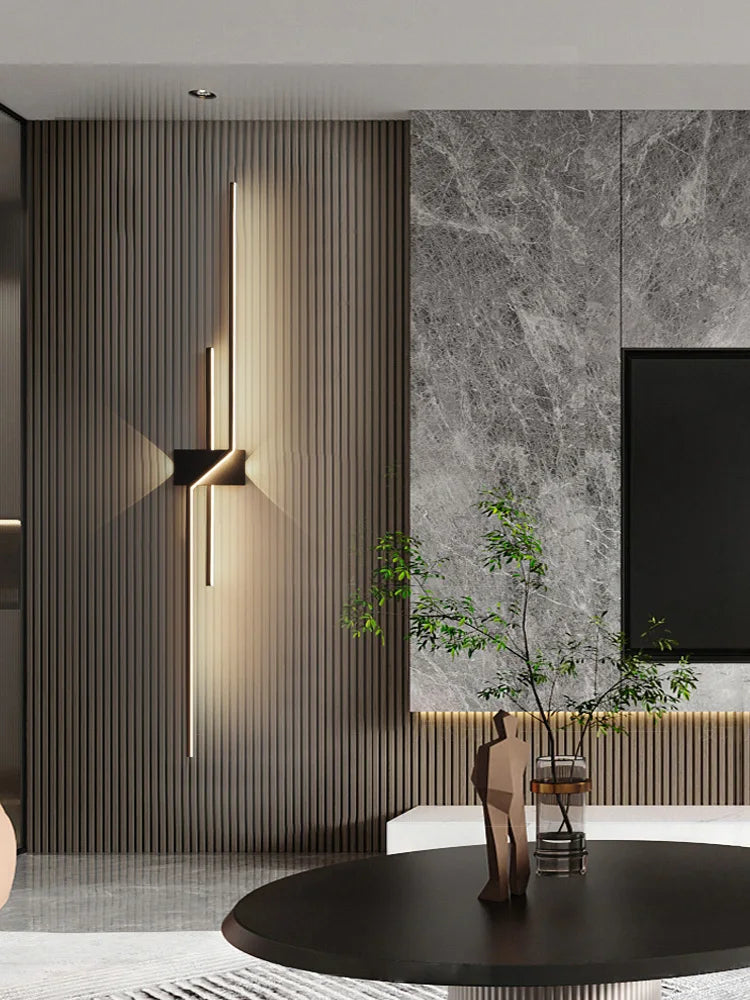 Axyaa Wall Lamp Minimalist Strip Light Living Room Bedroom Decoration