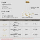 Axyaa LED Chandelier: Modern Dimmable Lighting for Home, Hotel, Living Room
