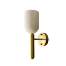 Axyaa Copper Marble Wall Lamp: Modern, Simple Design for Bedroom, Living Room, Corridor.