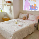 Axyaa Cartoon Ice Silk Summer Blanket: Double-Sided Cool Feeling Lightweight Duvet