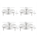 Axyaa Stainless Steel Steamer Pot with Dumplings, Eggs & Grill Stand - Multifunction Tableware