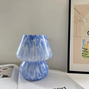 Axyaa Mushroom Lamp Cream Style Simple Interior Bedside Cute Girl Decor Desk Floor