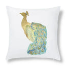 Axyaa Golden Peacock Peach Skin Pillowcase - Wholesale Collection