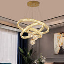 Axyaa Crystal Chandelier Pendant Light for Luxe Living and Dining Spaces