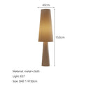 Axyaa Nordic Modern Cream Fabric LED Floor Lamp for Living Room Bedroom House