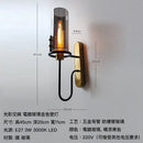 Axyaa Glass Lampshade Wall Lamp | Minimalist American Countryside LED Decoration