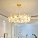 Axyaa Glass Chandelier: Post-Modern Designer Lamps for Living, Dining & Bedroom