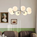 Axyaa Glass Ball Pendant Chandelier for Home Dining Living Room