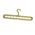 Axyaa 9-hole Clothes Hanger Organizer Rotating Storage Rack for Wardrobe and Drying