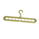 Axyaa 9-Hole Rotating Clothes Hanger Closet Organizer for Multi-port Clothing Storage