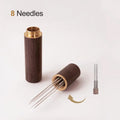 Axyaa Stainless Steel Espresso Stirrer Wood Handle Barista Tool