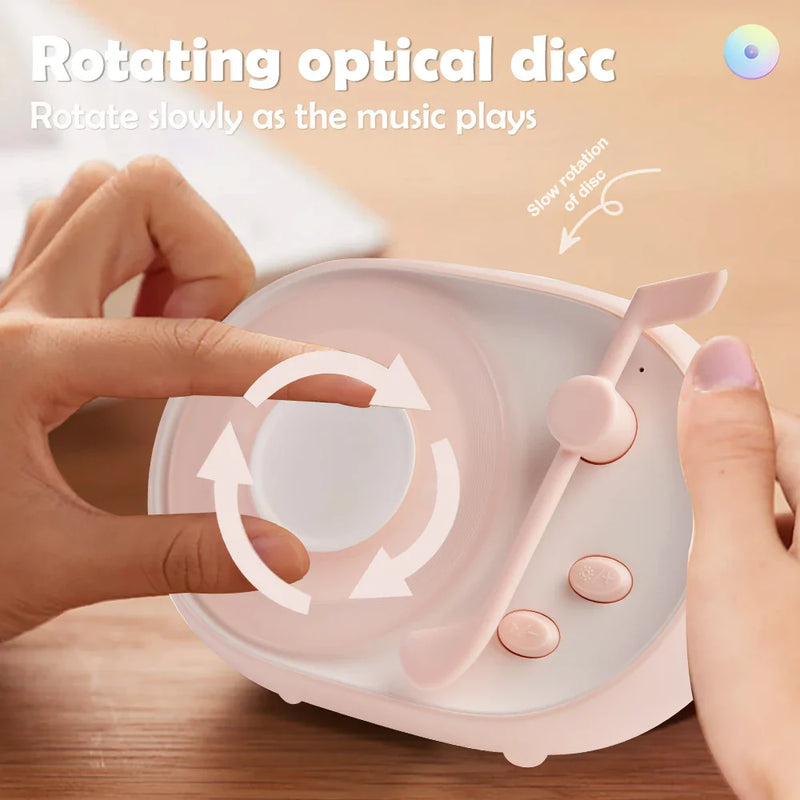 Axyaa Retro Bluetooth Speaker: Portable Night Light & Music Player