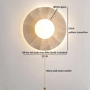 Axyaa Glass White LED Wall Lamp for Living Room & Bathroom Mirror Lighting
