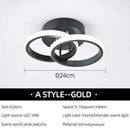 Axyaa LED Aisle Ceiling Light: Modern Nodic Home Lighting for Bedroom, Living Room, Balcony
