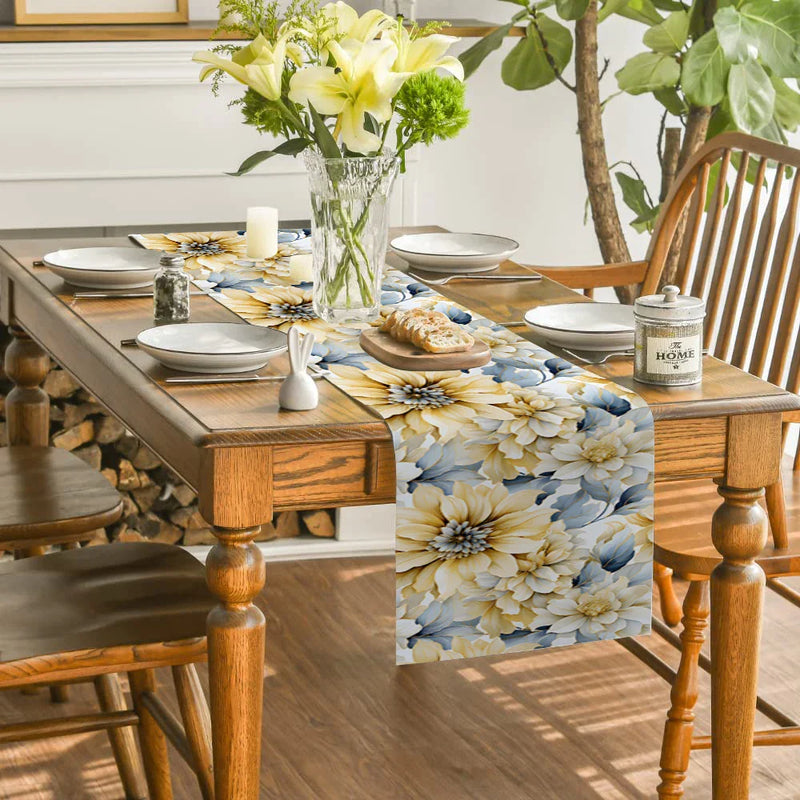 Axyaa Branches Table Runner: Elegant Home Decor for Dining, Wedding & Party Tables