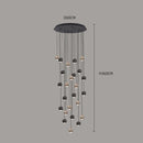 Axyaa Nordic LED Pendant Light Chandelier Modern Home Decor for Living Room