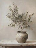 Elegant Olive Tree & Lemon Canvas Poster for Dormitory Home Decor by Axyaa.
