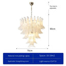 Axyaa Glass Villa Ceiling Pendant Lamp Set for Living Room and Staircase