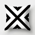 Axyaa Geometric Print Polyester Sofa Cushion Covers Home Decor Pillowcase