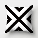 Axyaa Geometric Print Polyester Sofa Cushion Covers Home Decor Pillowcase