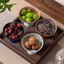 Axyaa Ceramic High Foot Dessert Bowl for Molecular Cuisine Stylish Hotel Tableware