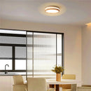 Axyaa Nordic Wooden Frame LED Ceiling Light for Living Room Bedroom