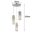 Axyaa Crystal Chandelier Pendant Light for Luxury Living Room and Bedroom