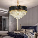 Axyaa Modern Crystal LED Chandelier for Luxury Dining Room